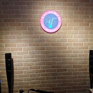 LED 미니3D간판제작 K-뮤직WAVE 색소폰클럽