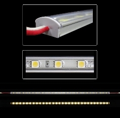 [블루엘이디][알루미늄 LED BAR-60구(웜화이트방수)SS][LED 바]LED사용,LED바,LED,진열장,언더바,반디LED,led형광등,간판조명,스마일등[LED조명]